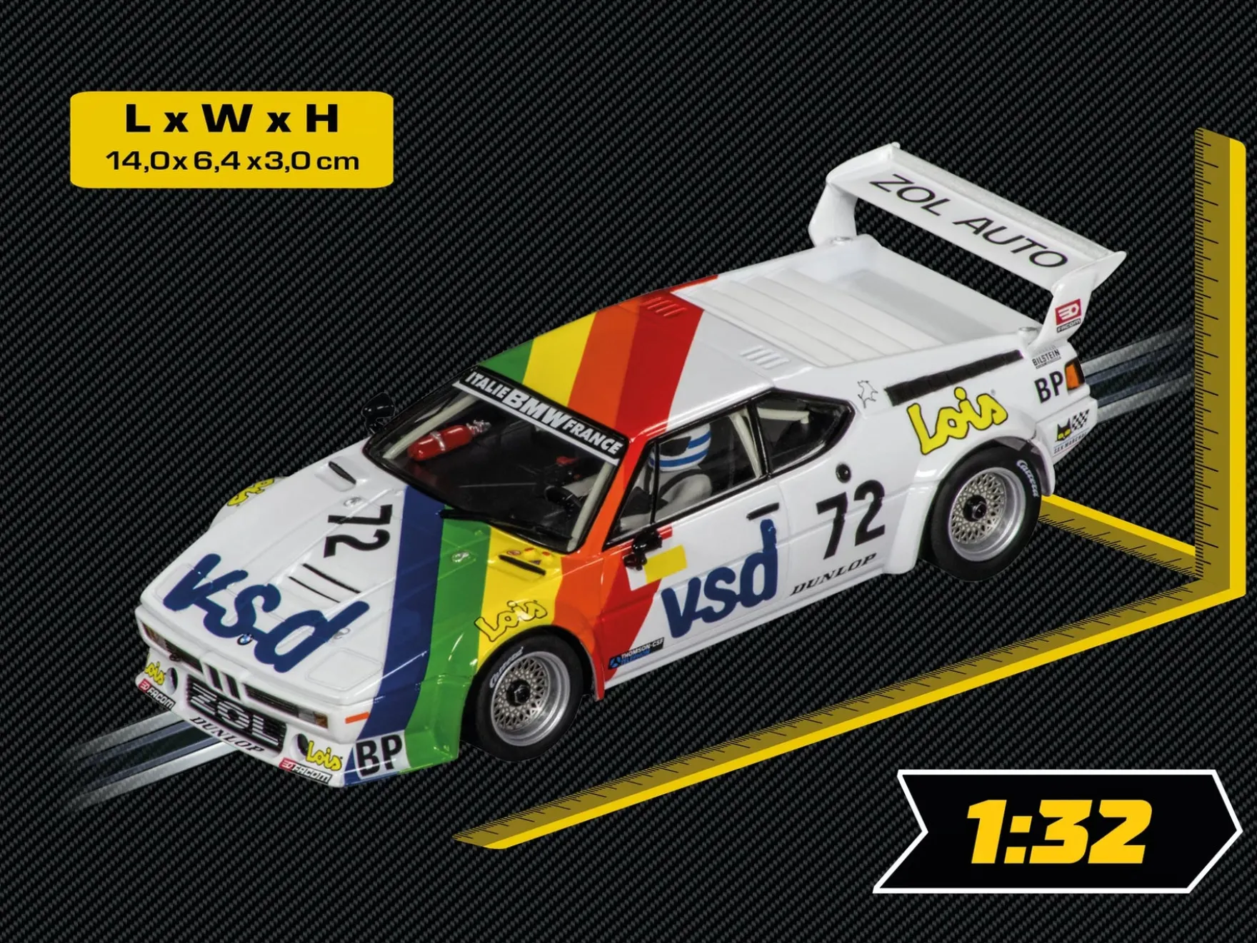 BMW M1 "BMW Zol'Auto, No.72" 24h, 1981