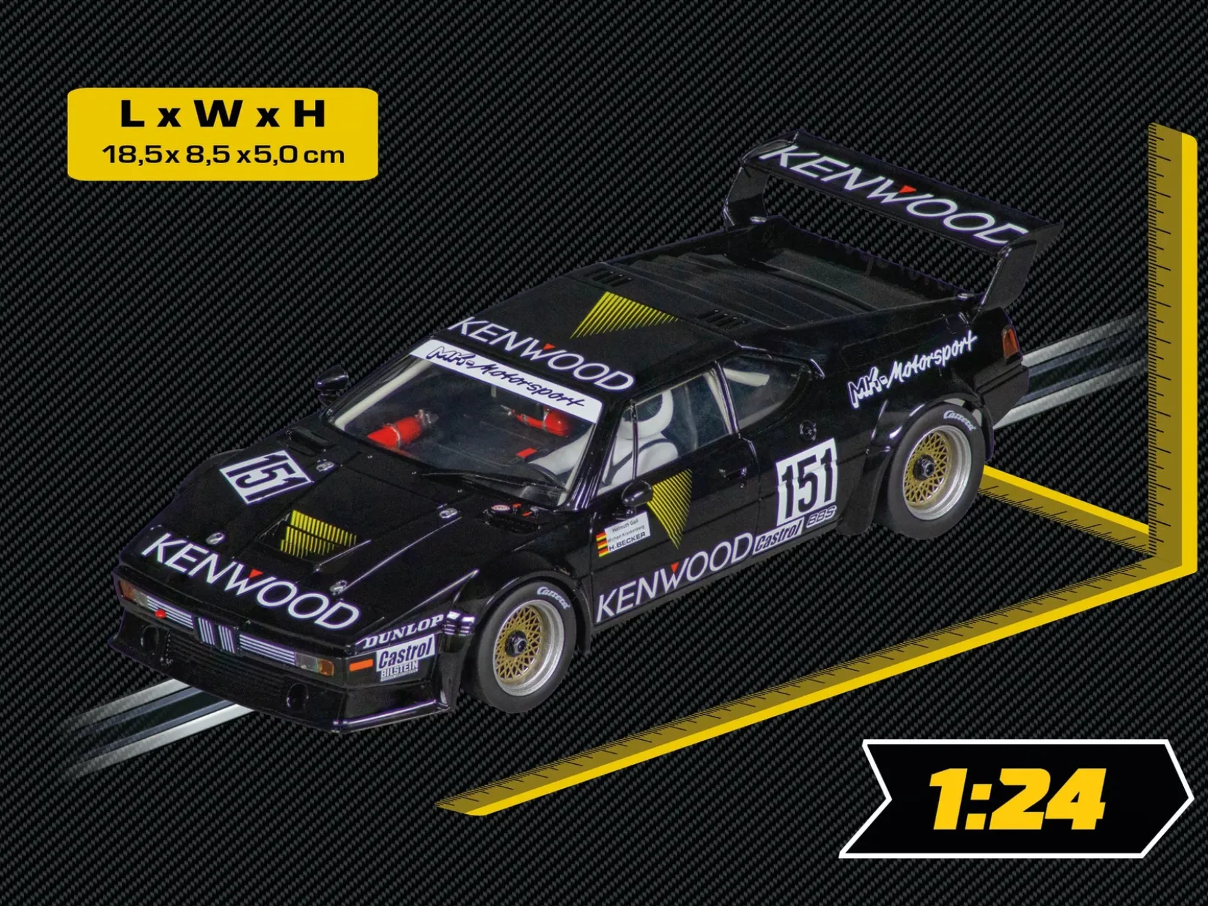 BMW M1 Procar "MK-Motorsport, No.151" DRM 1986