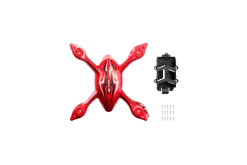 Chassis with screws Battery holder and Foam rubber Landing pads for Quadrocopter RC Video ONE 503003