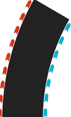 Curves Radius 2 30° (2x L, 2x R)