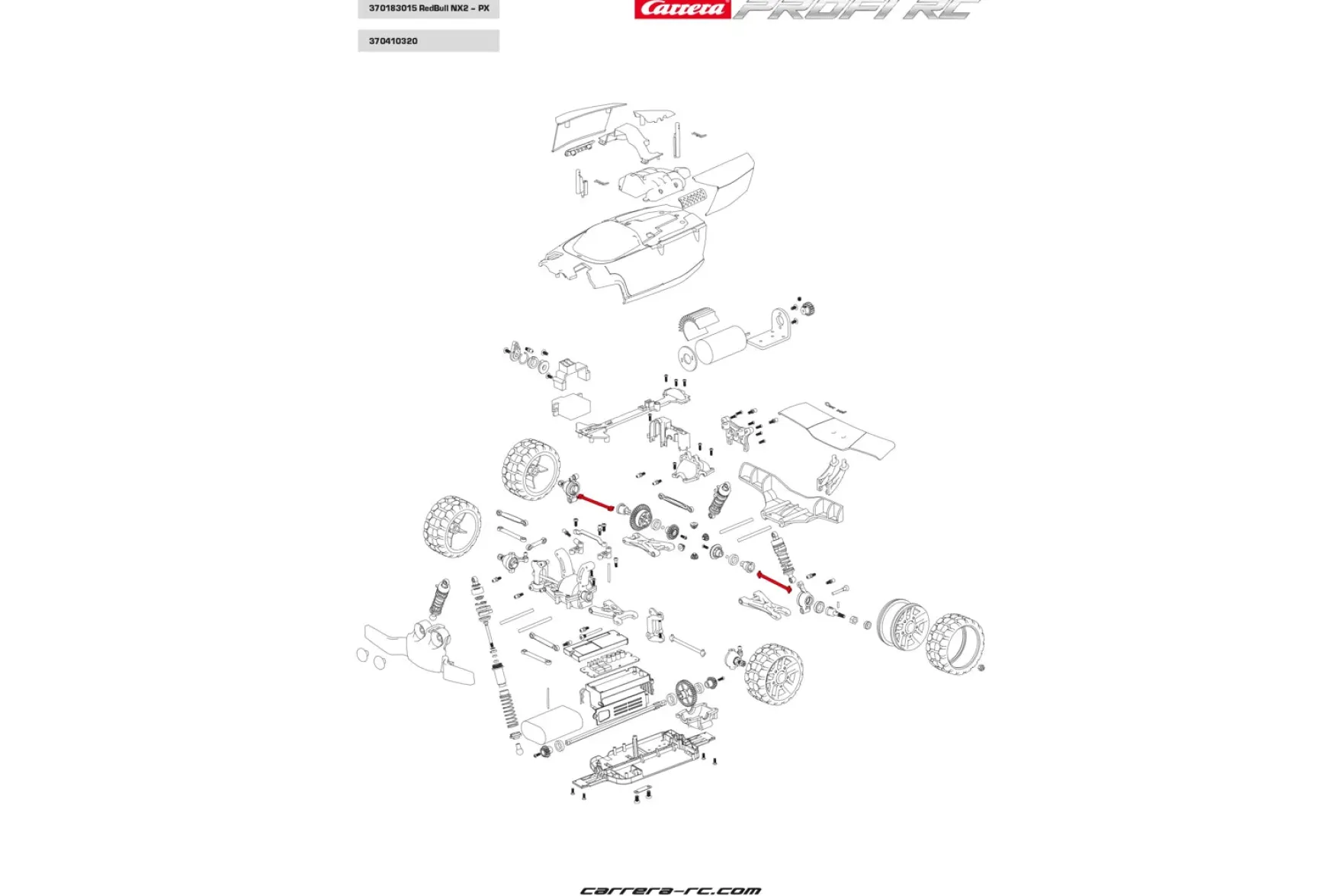 Drivetrains rear - Profi RC