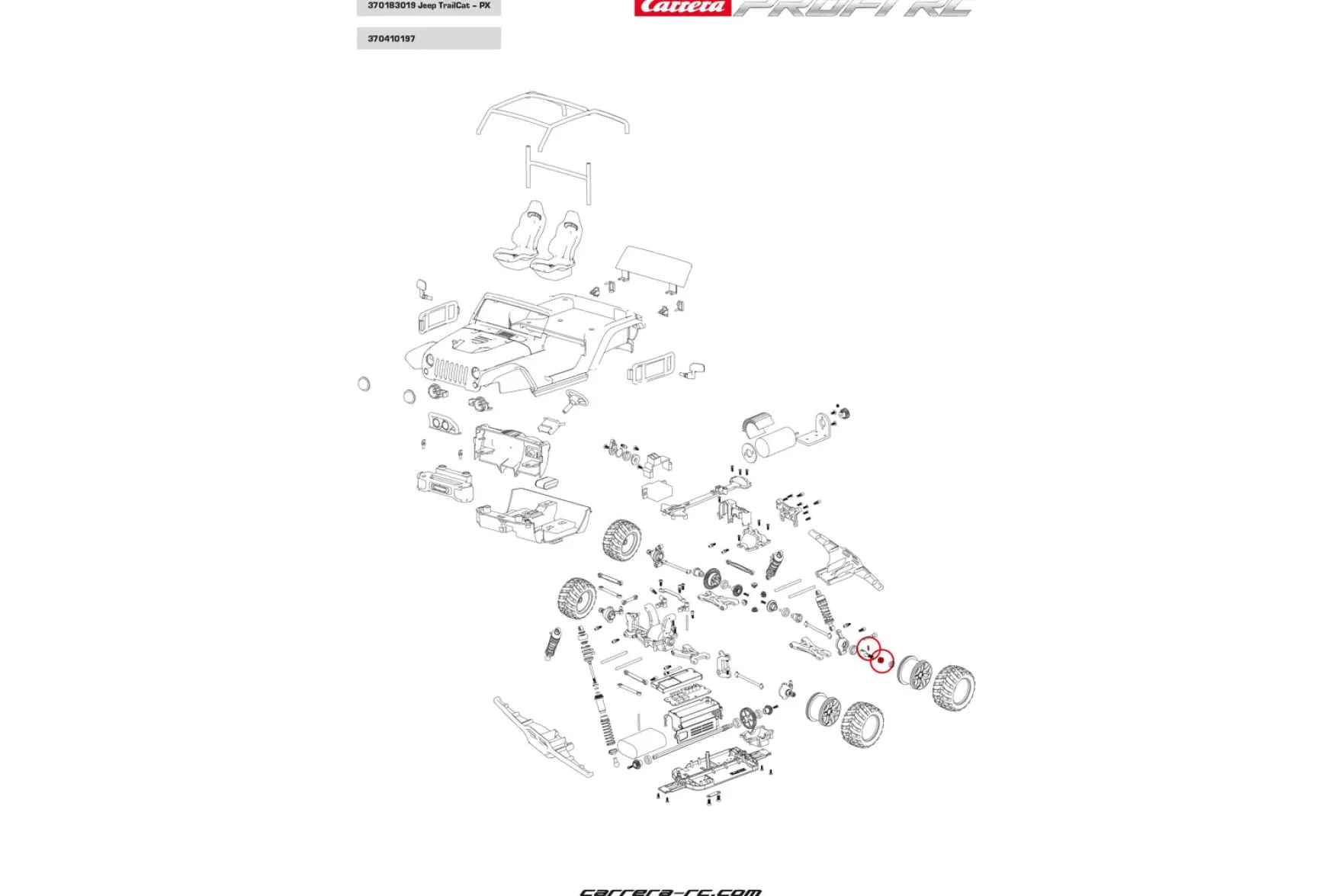 Driving pin / 6-Edging-Driver - Profi RC