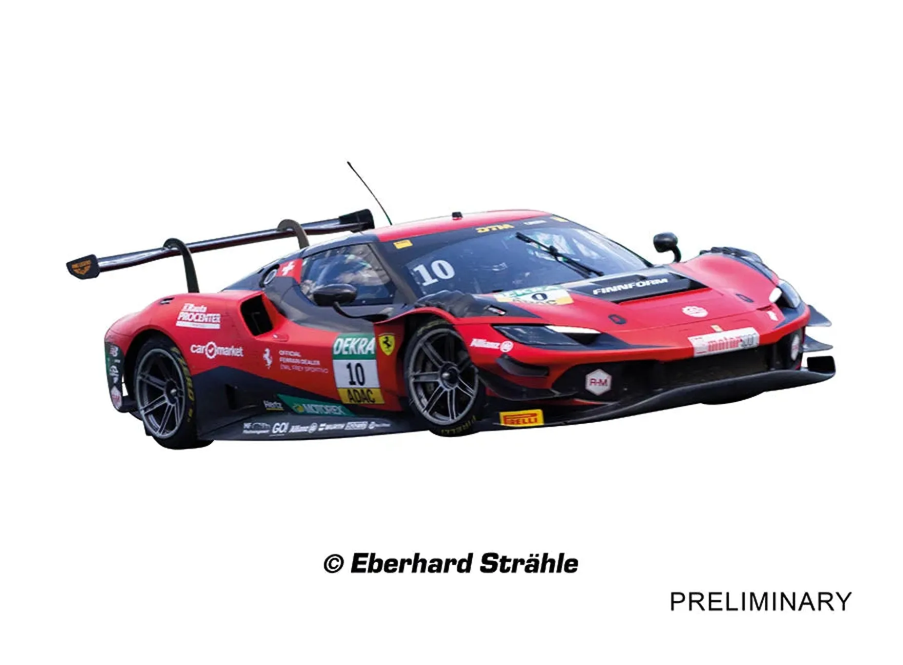 Ferrari 296 GT3 "Emil Frey Racing, No.10", DTM 2025