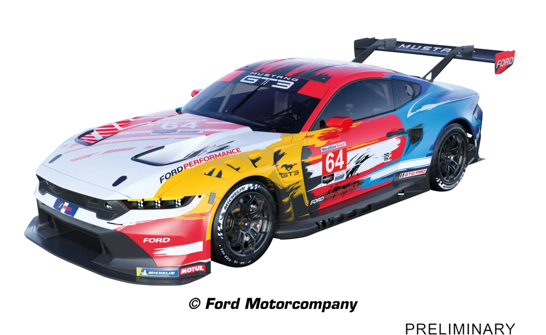 Ford Mustang GT3 "Champion Spirit, No.64"