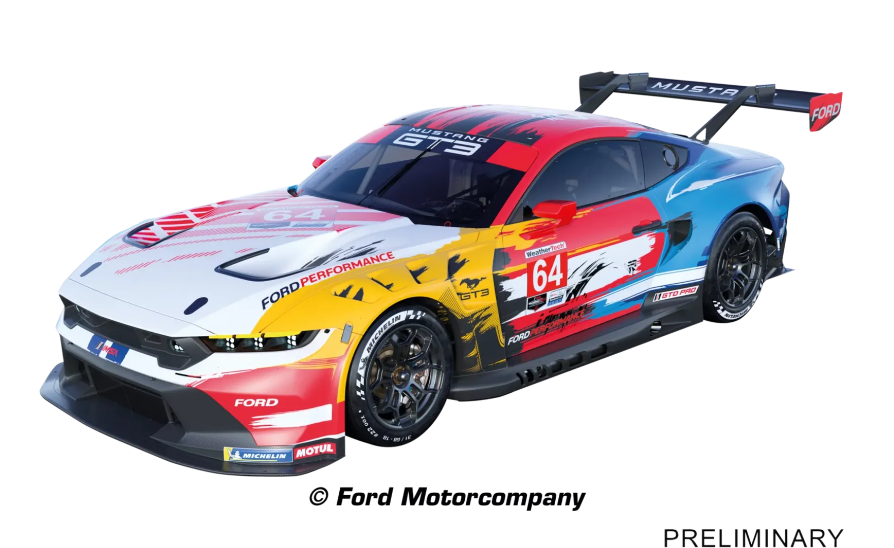 Ford Mustang GT3 "Champion Spirit, No.64"