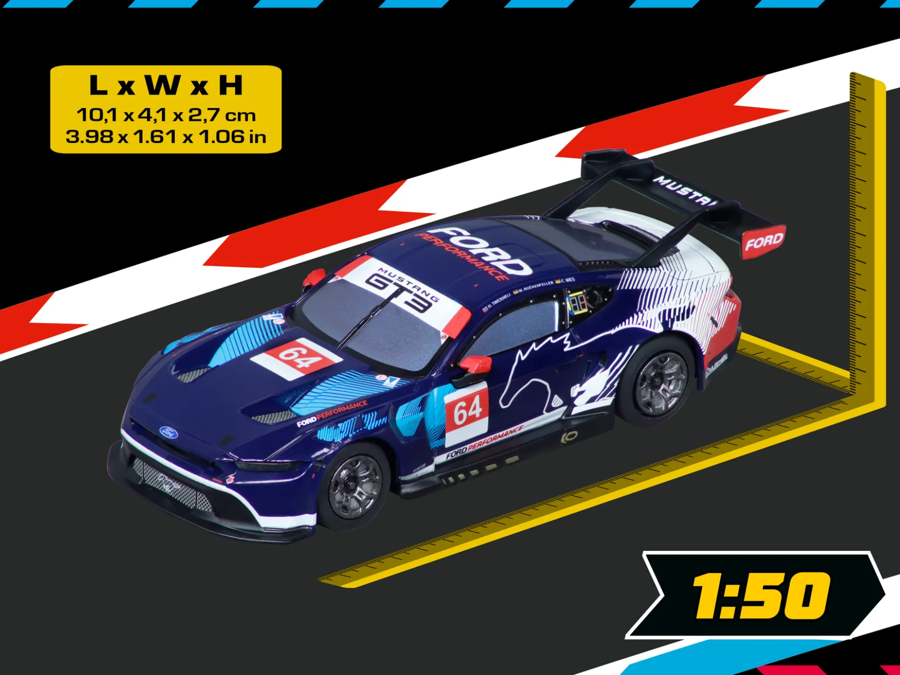 Ford Mustang GT3 "Ford Performance, No.64"