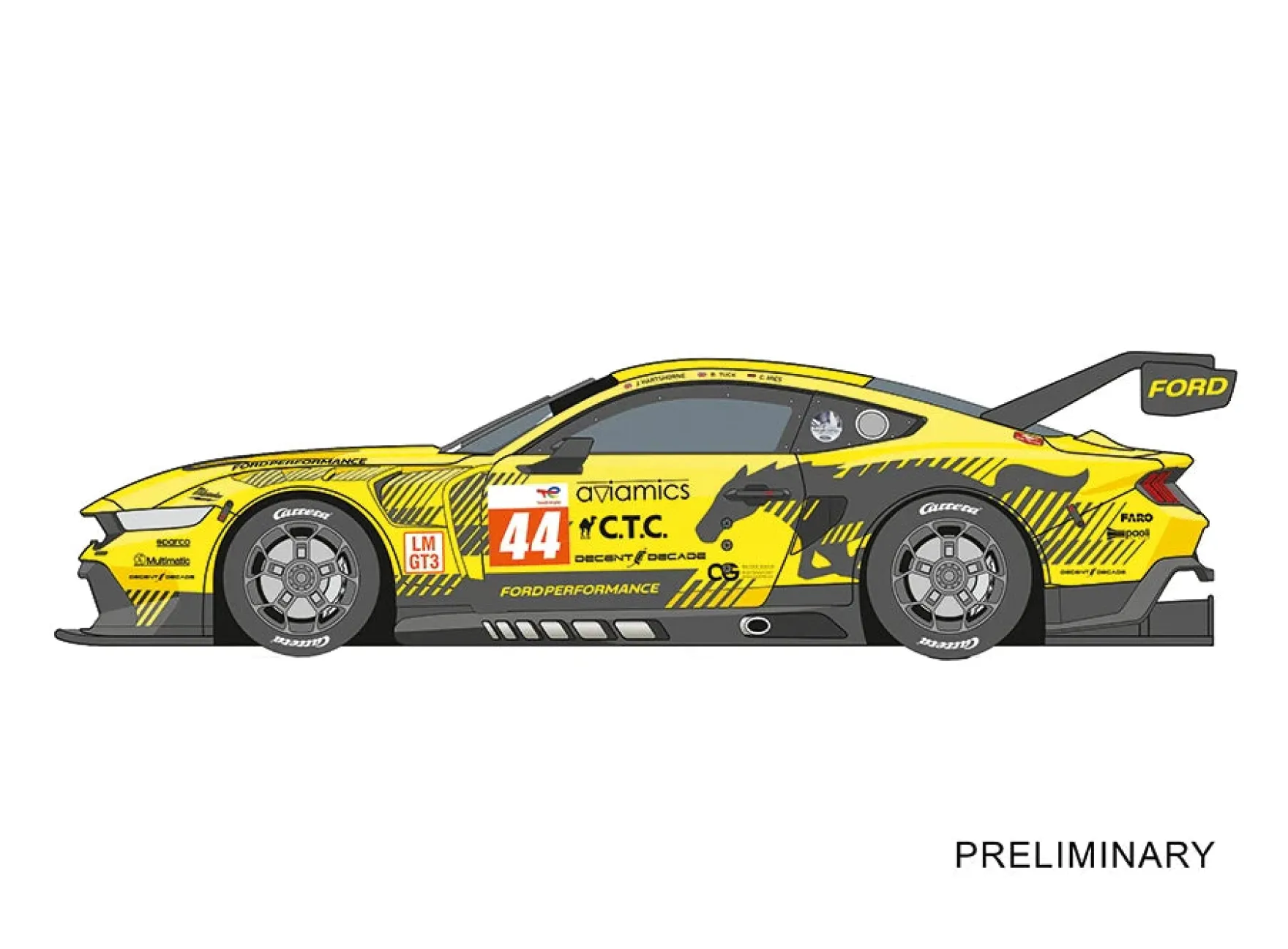 Ford Mustang GT3 "Ford Performance, No.44"