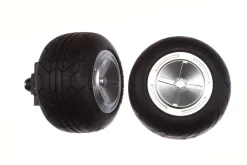 2 FRONT WHEELS (TIRES + RIMS) + SUSPENSION