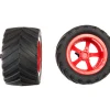 2 front wheels (tyres+wheel rims) + Wheel suspension for Neon Racer II #181054