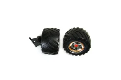 2 front wheels with rims & Wheel suspension for Inferno (140004)