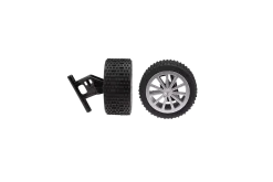 2 front wheels with rims + Wheel suspension for 160112 160120 160115