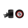 2 Front wheels with Steering axle for Red Scorpion (142018)
