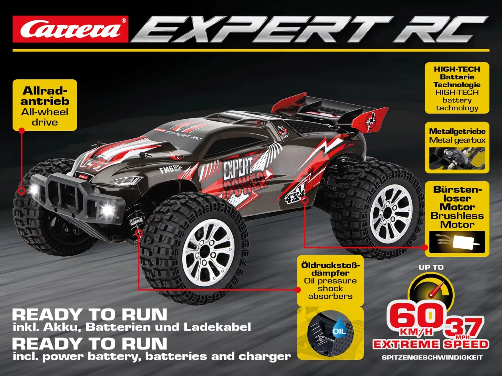 2,4GHz Brushless Buggy - Carrera Expert RC
