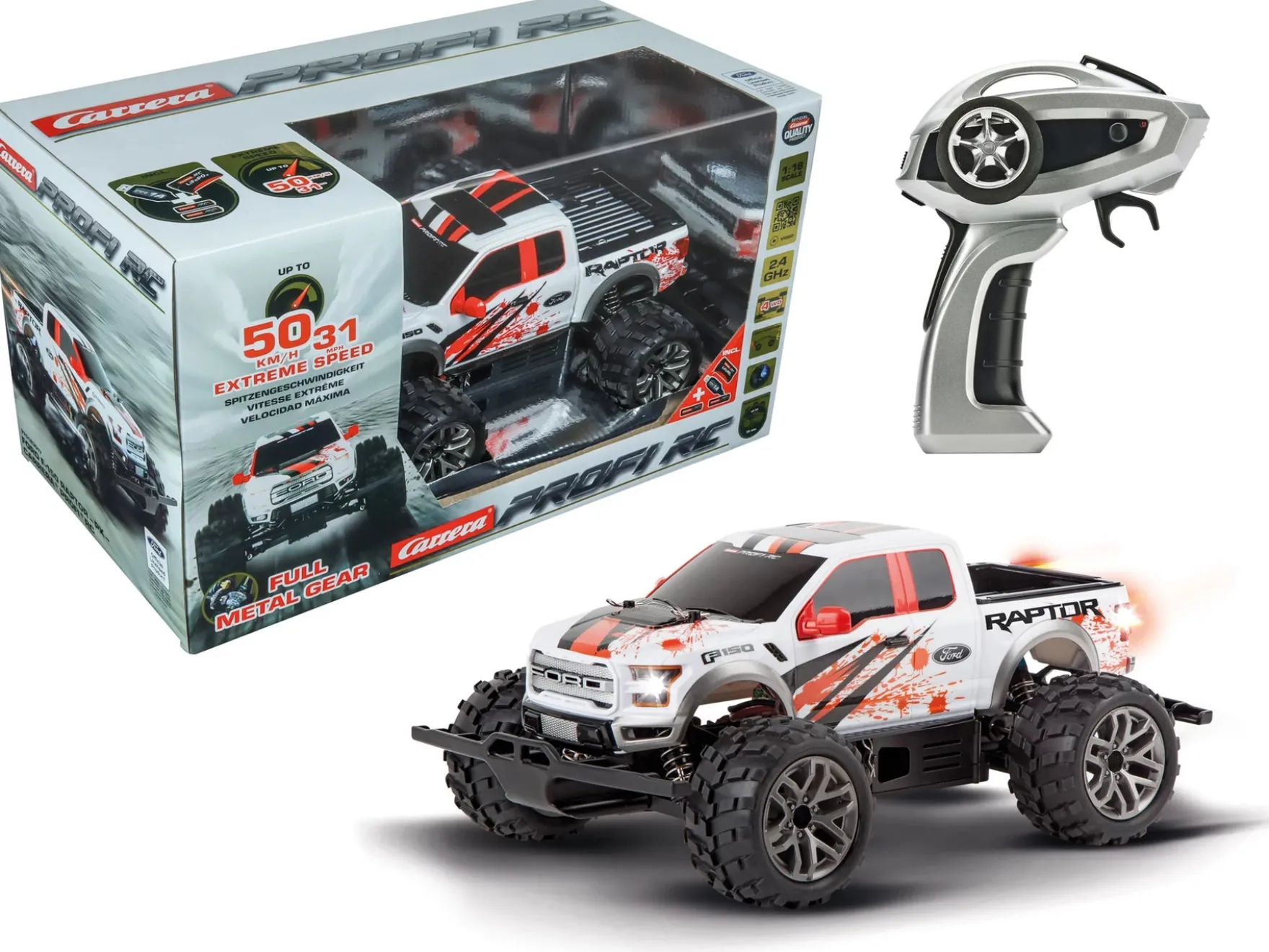 2,4GHz Ford F-150 Raptor -PX- Carrera Profi RC