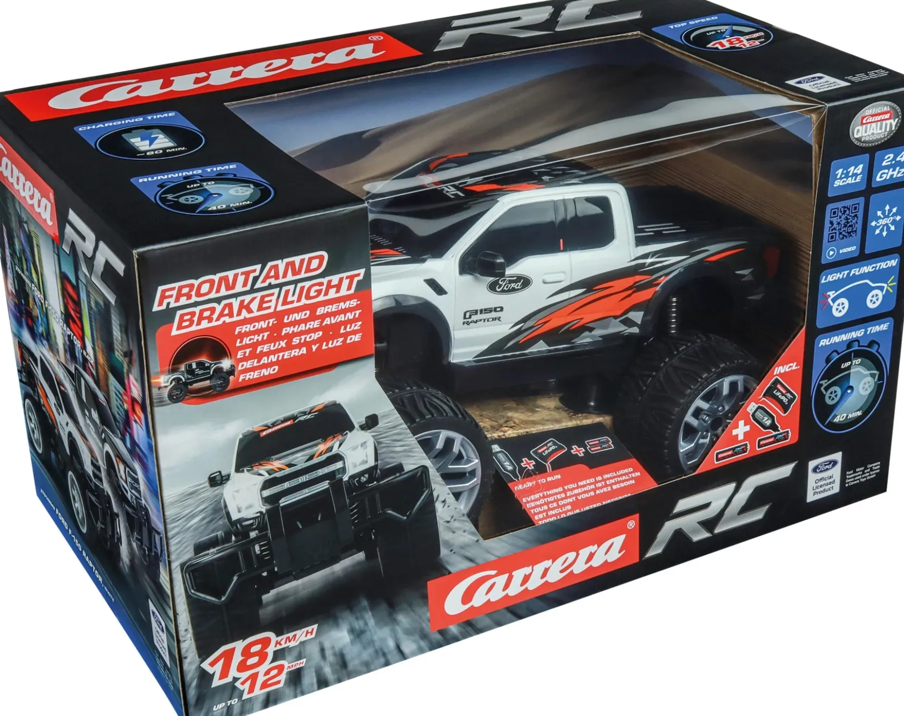 2,4GHz Ford F-150 Raptor, white