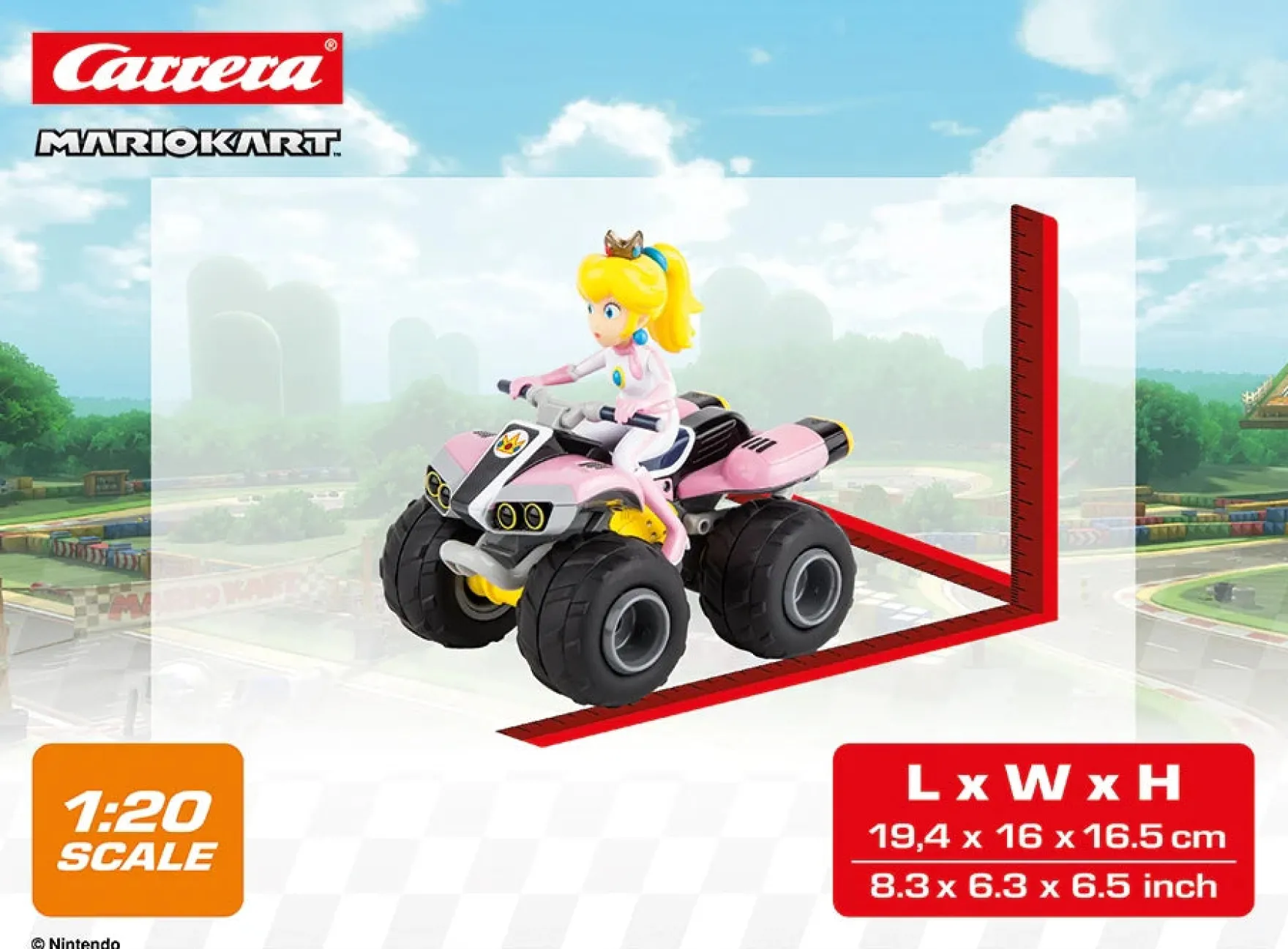 2,4GHz Mario Kart™, Peach - Quad