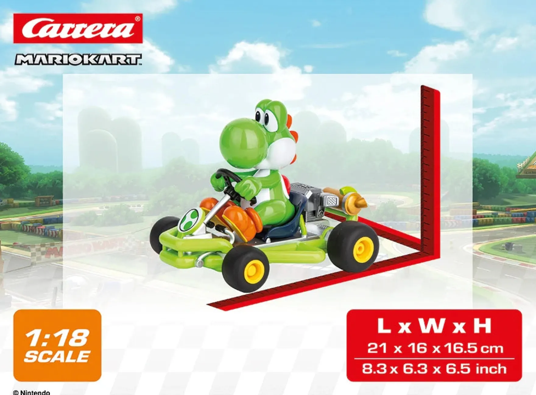 2,4GHz Mario Kart™ Pipe Kart, Yoshi