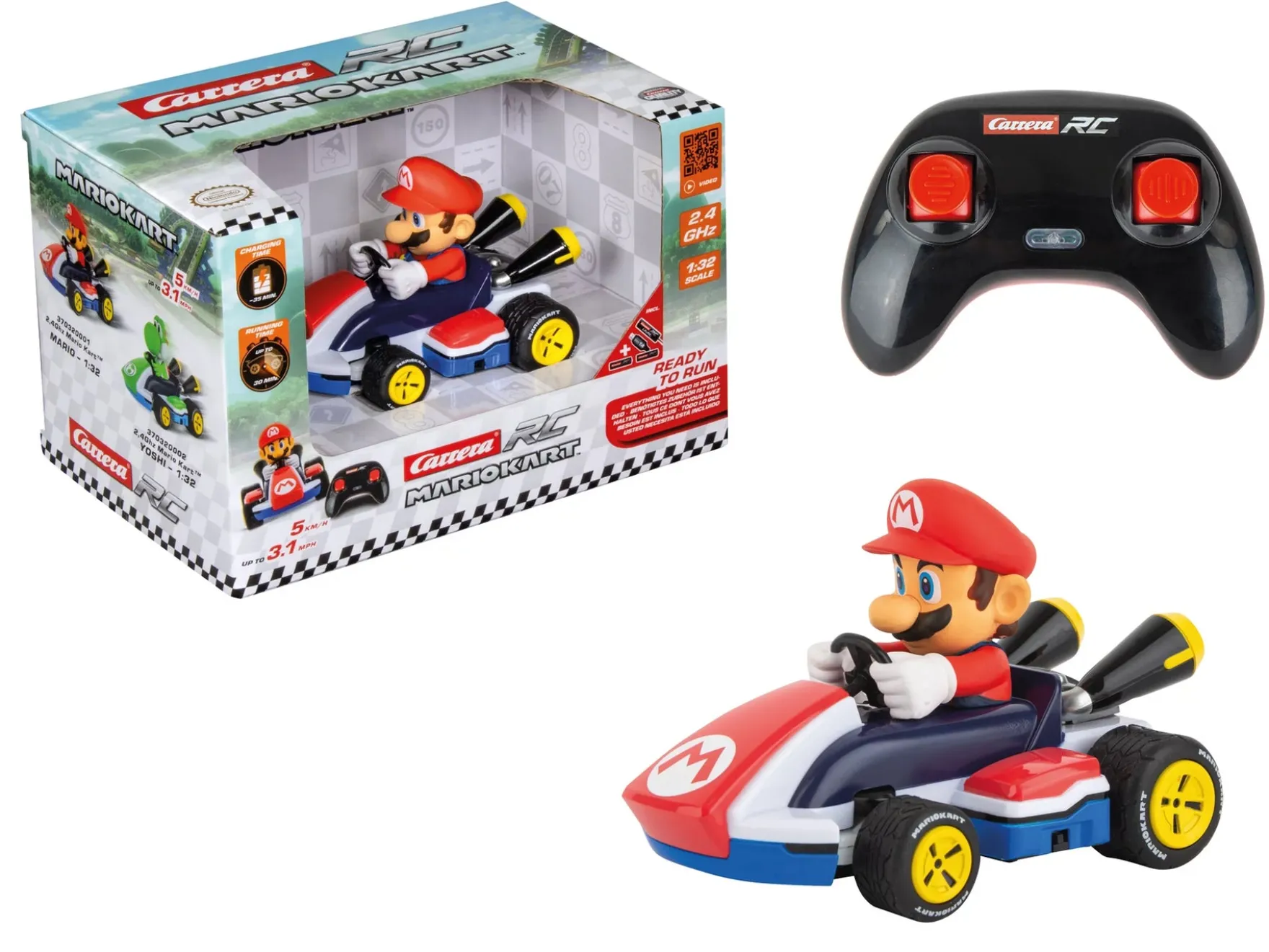 2,4GHz Mario Kart™ Race Kart 1:32, Mario