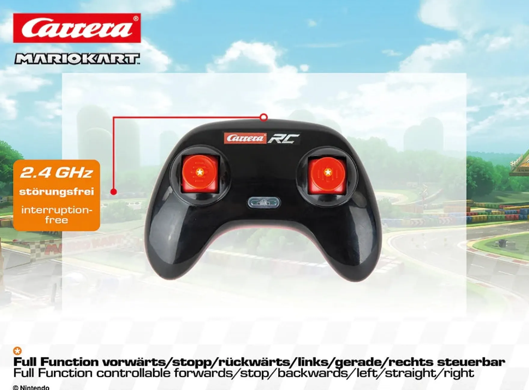 2,4GHz Mario Kart™ Race Kart 1:32, Mario