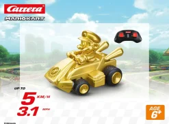 2,4GHz Mario Kart(TM) Mini RC, Mario - Gold (Paperbox)