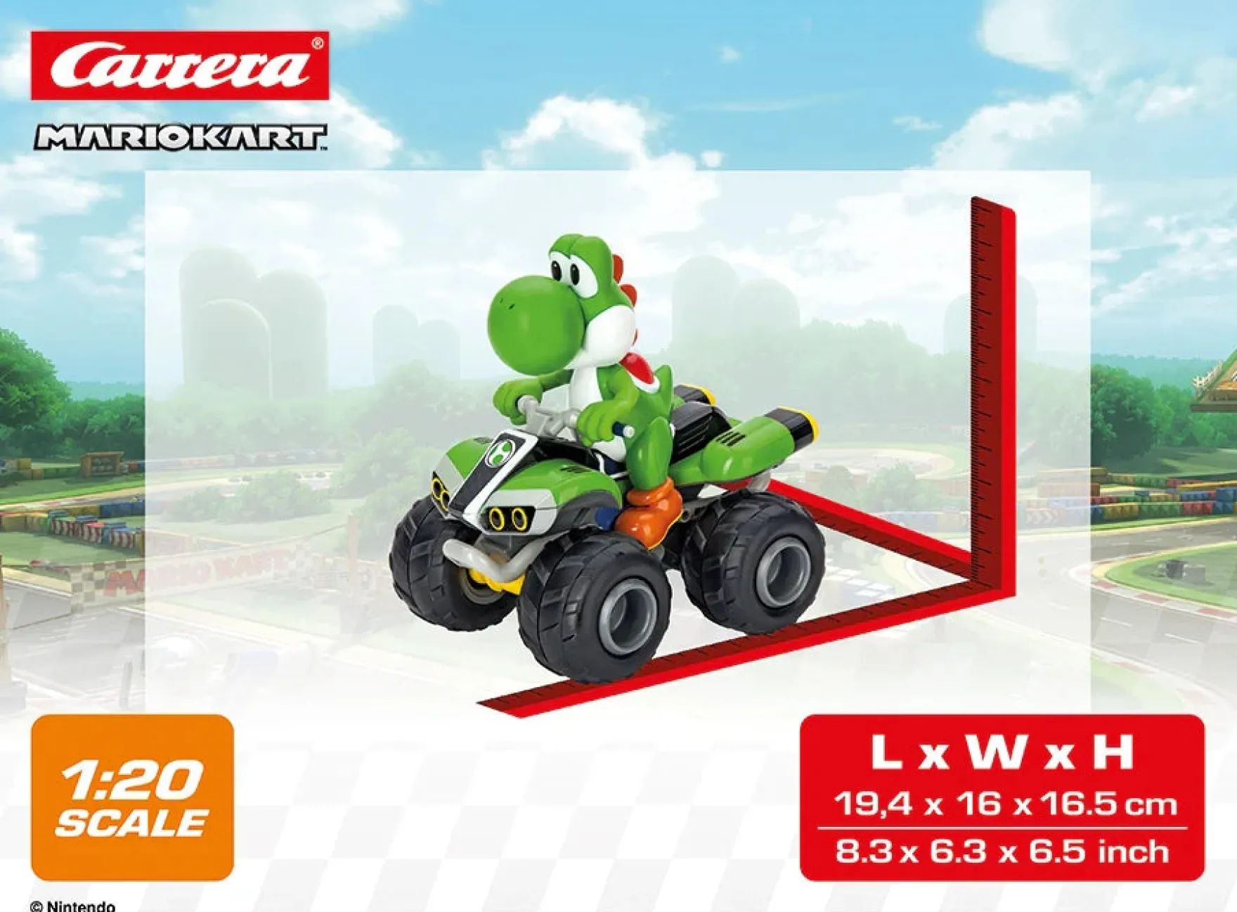 2,4GHz Mario Kart™, Yoshi - Quad