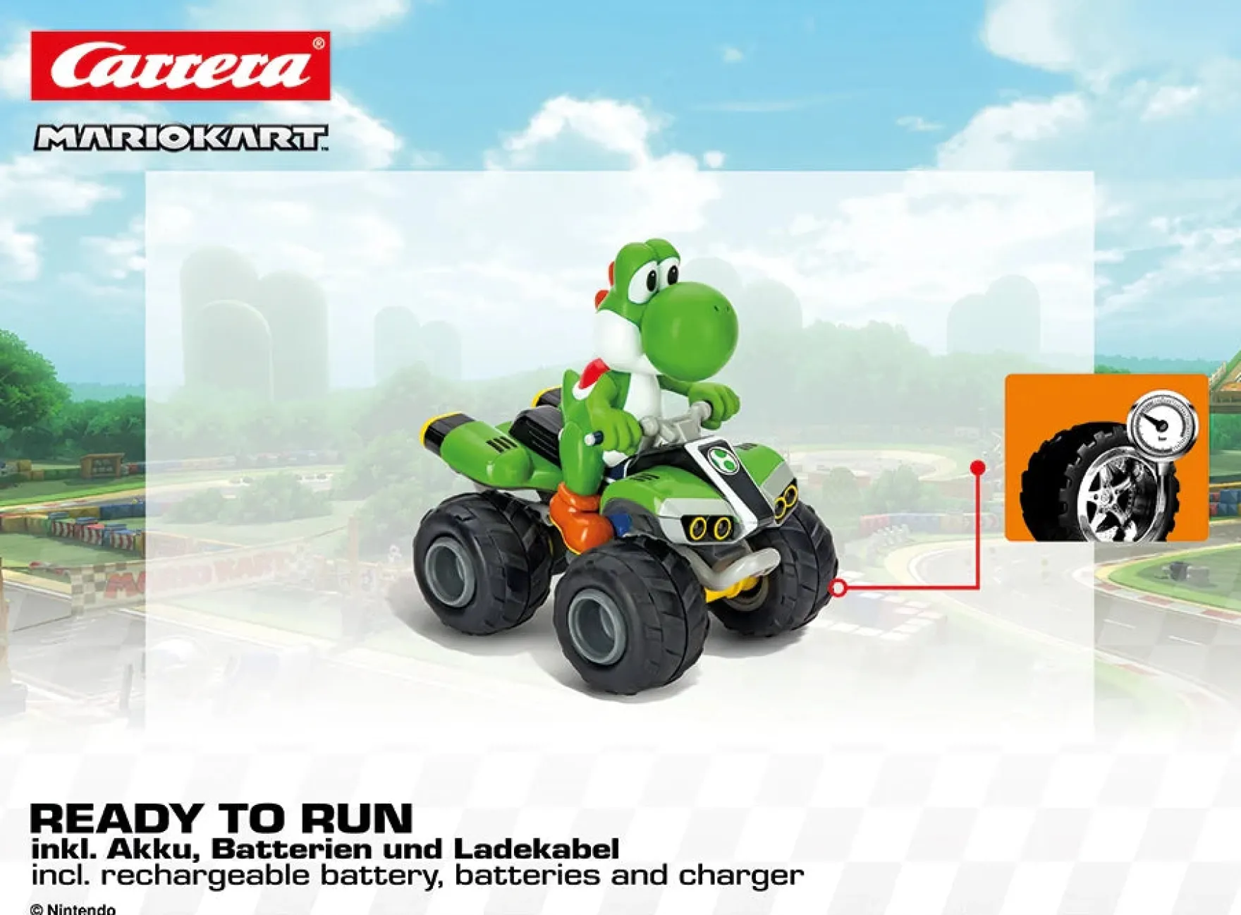 2,4GHz Mario Kart™, Yoshi - Quad