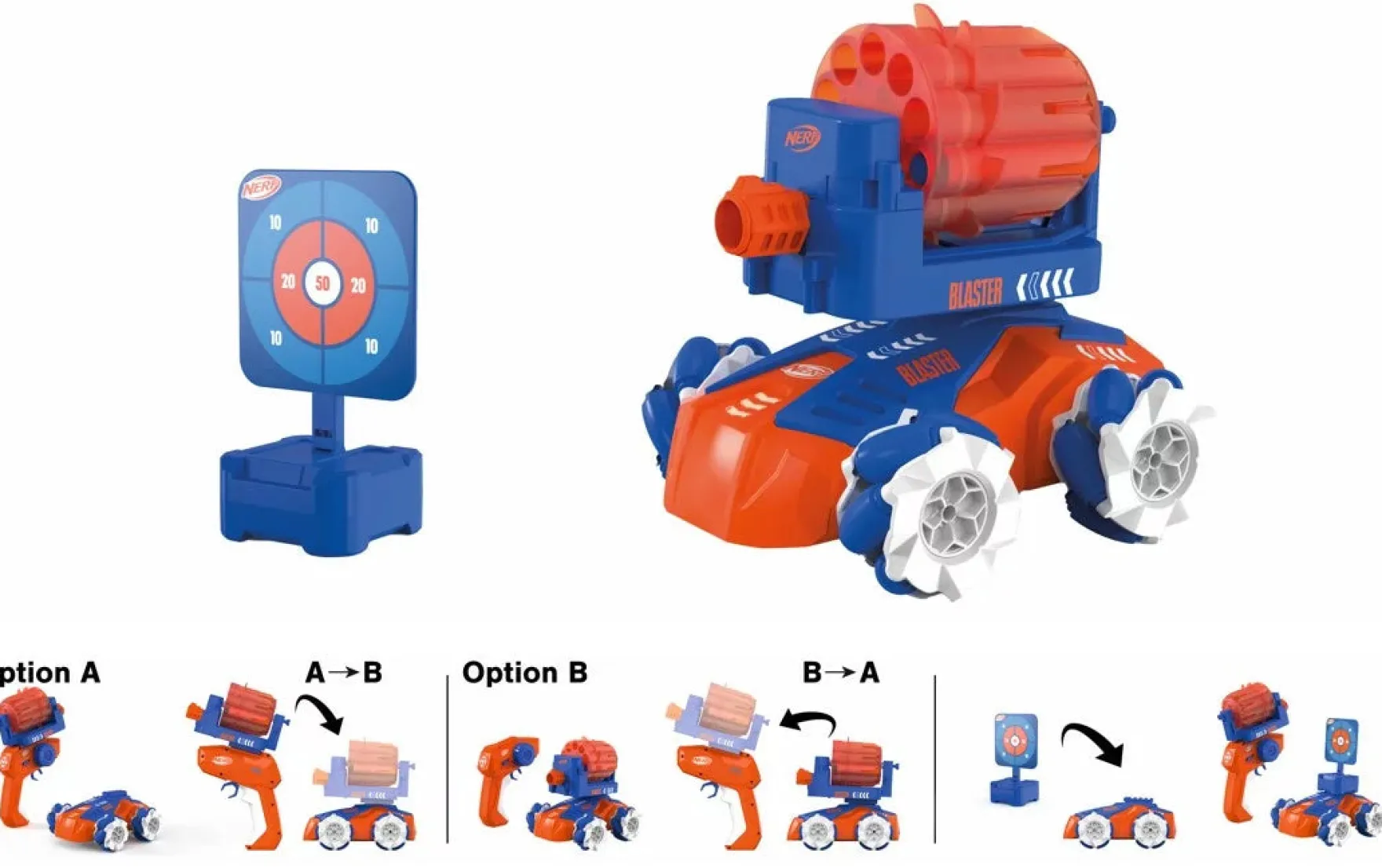 2,4GHz Nerf™ Blasting Car