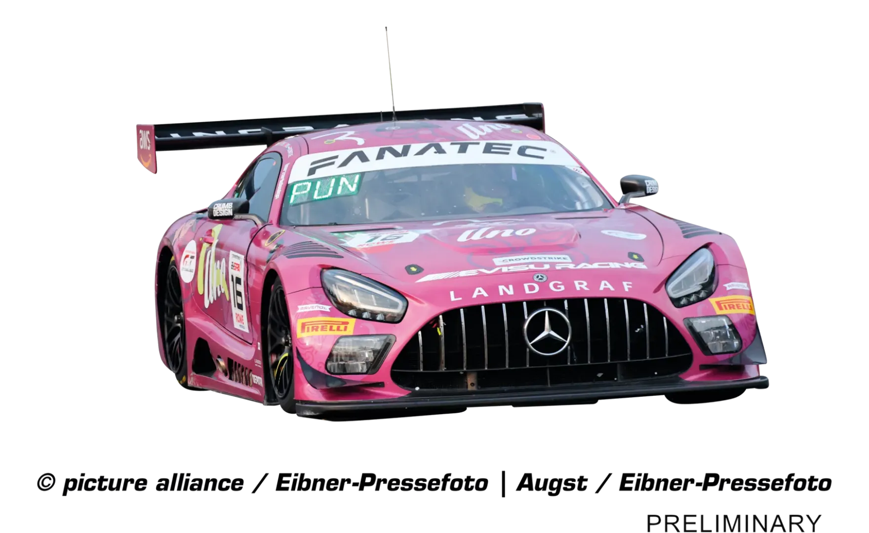 Mercedes-AMG GT3 Evo "Unoracing Team Landgraf, No.16" 24H Spa 2024