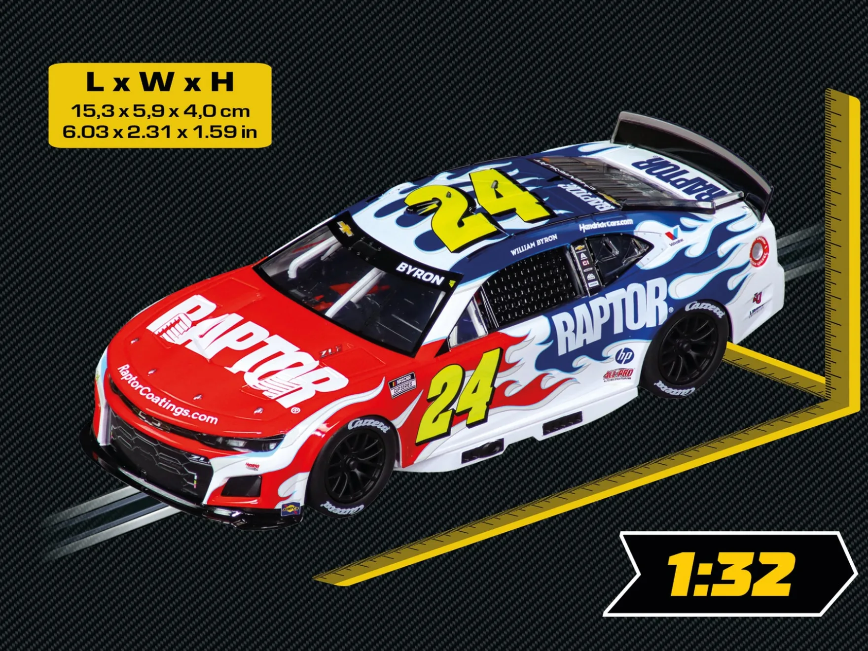 NASCAR Camaro NextGen ZL1 "Hendrick Motorsports, William Byron, No.24" Season 2026