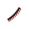 Outside Shoulder for high banked curve 3/30° (6), end piece (2)