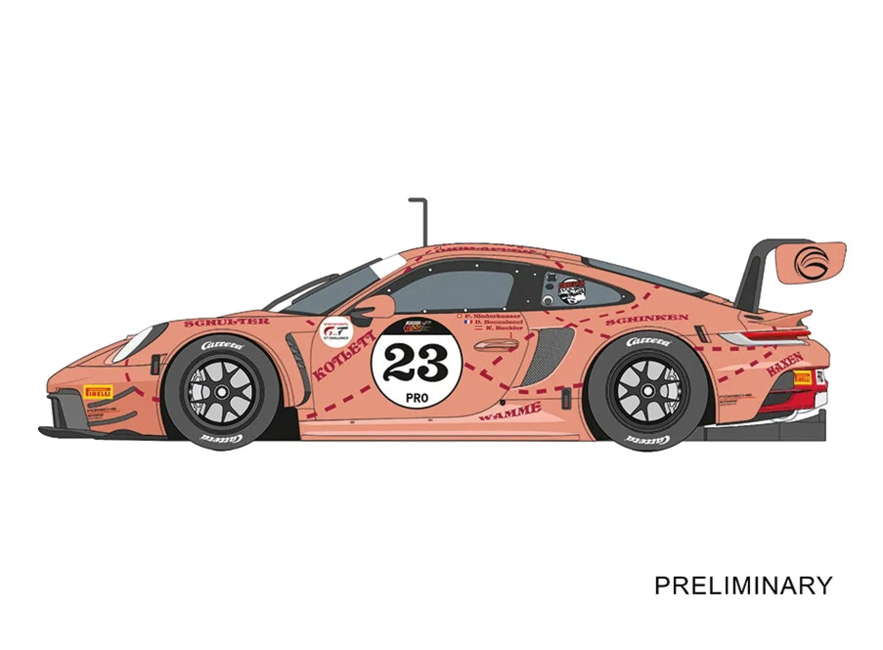 Porsche 911 GT3 R "Phantom Global Racing, No.23" Suzuka 2025
