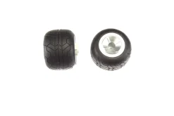 2 REAR TIRES WITH RIMS