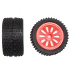 2 rear tyres with wheel rims for Neon Racer II (201052), Neon Racer II (201052)