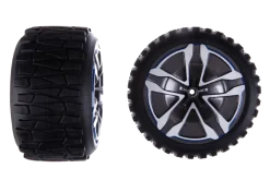 2 rear tyres with wheel rims for 142030