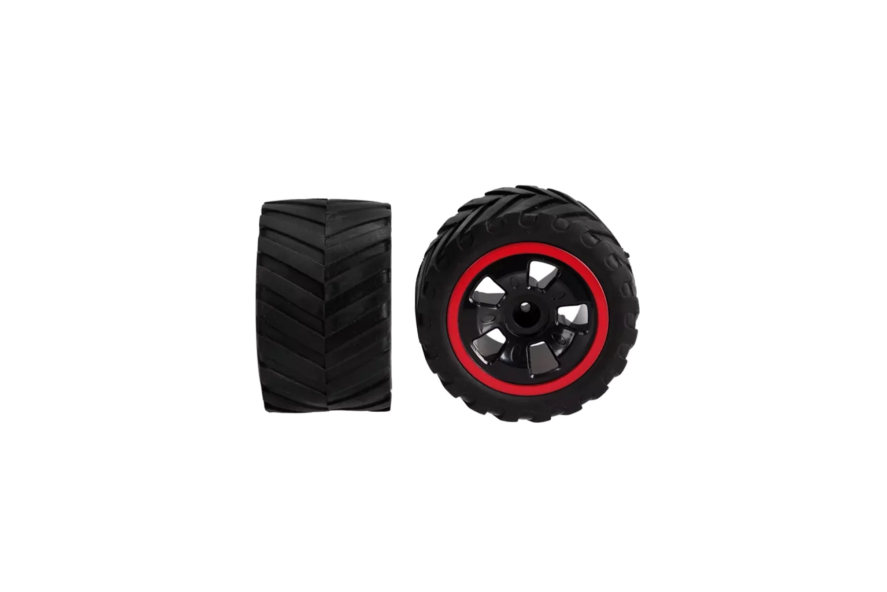 2 rear tyres with wheel rims for Short Breaker (180107)