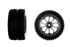 2 rear tyres with wheel rims for 204003
