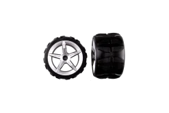 2 rear tyres with wheel rims for 24hr Tow Truck (162076)