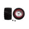 2 rear tyres with wheel rims for Red Scorpion (142018)