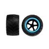 2 rear tyres with wheel rims for Bone Racer (182013)