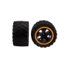 2 rear wheels incl. 2 screws