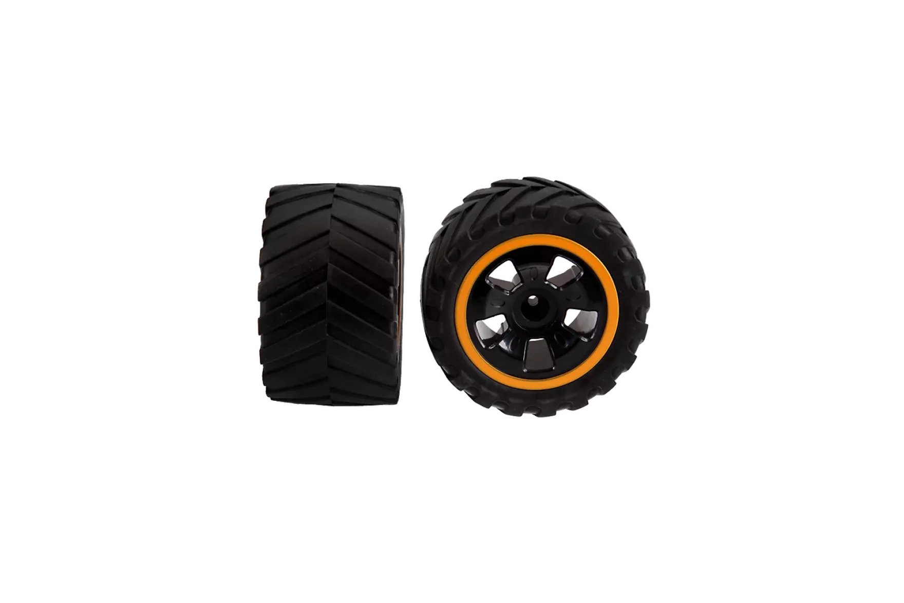 2 rear wheels incl. 2 screws
