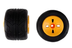 2 rear wheels with rims #162107X/108X