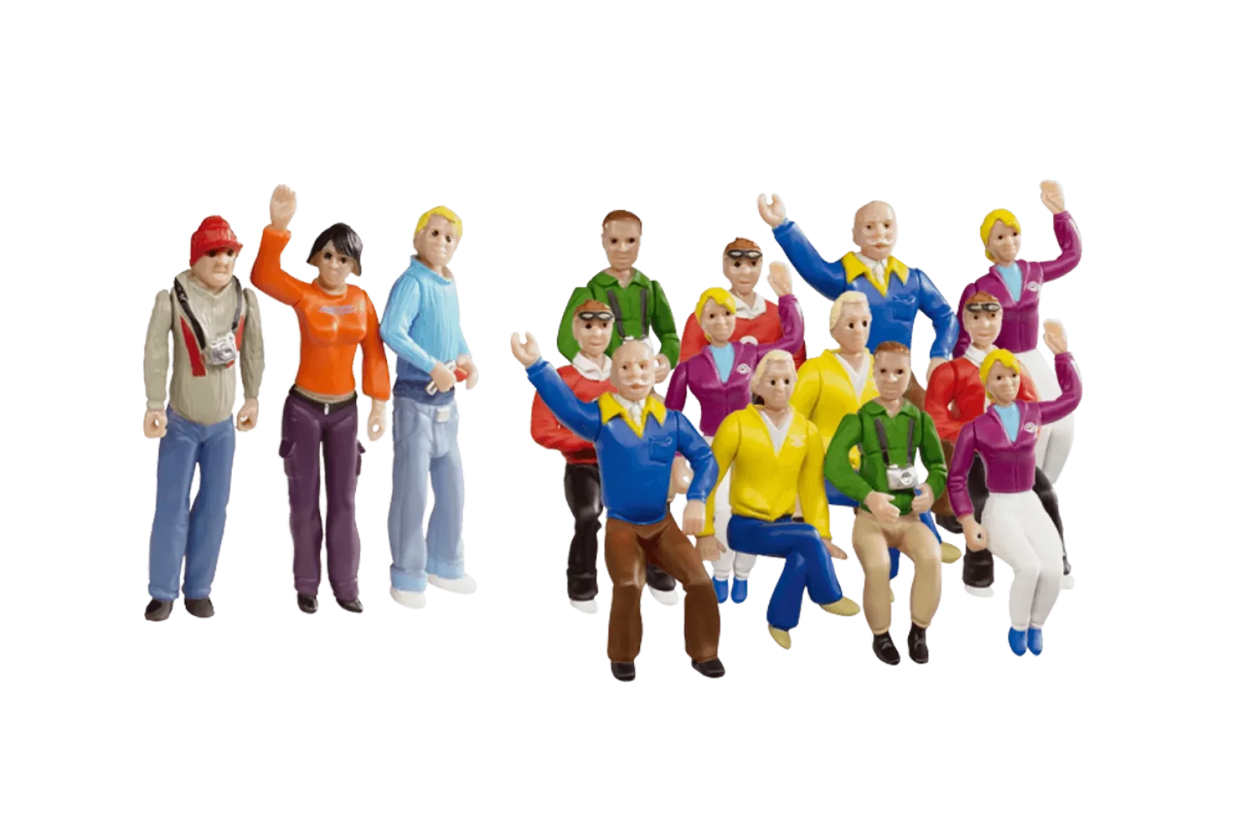 Set of figures Fans