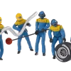 Set of figures, mechanics, blue