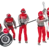 Set of figures, mechanics, Carrera Crew