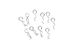 Splitter pins 10 pcs. - Profi RC