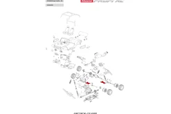 Transverse control arms front/rear - Profi RC
