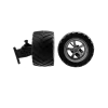 2 tyres with Steering axle for Fusion Rider (182015)