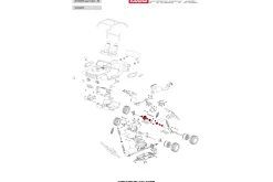 2x exterior Differential gear wheel/2x Motor shaft driver/2x Ball bearings/2x screws - Profi RC