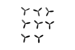 4x Rotor blades (rear) for Carrera RC Micro Quadrocopter (502002)